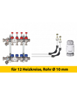 Schlüter Bekotec Anschlusspaket für 12 Heizkreise Rohr Ø 10 mm