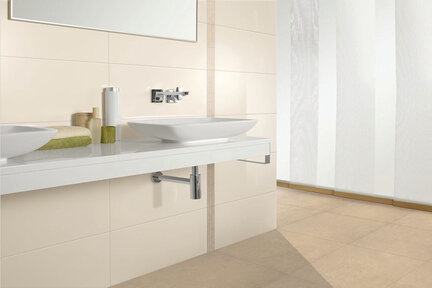 Villeroy & Boch White & Cream Wandfliese 30x60 cm creme matt kalibriert