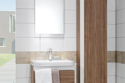 Wandfliese Villeroy & Boch Cera weiß 30x90 cm Uni matt 