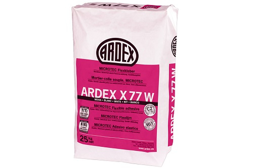 ARDEX X 77 W MICROTEC Flexkleber weiß 25 Kg