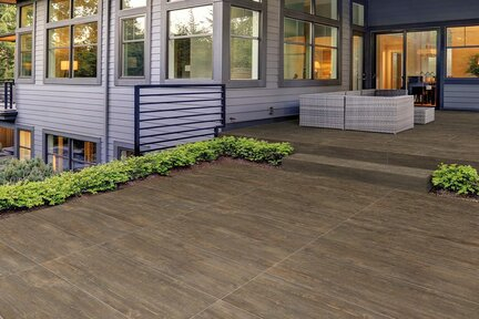 Terrassenplatten Arte Casa Livorno Outdoor braun 45x90x2 cm Holzoptik matt R11