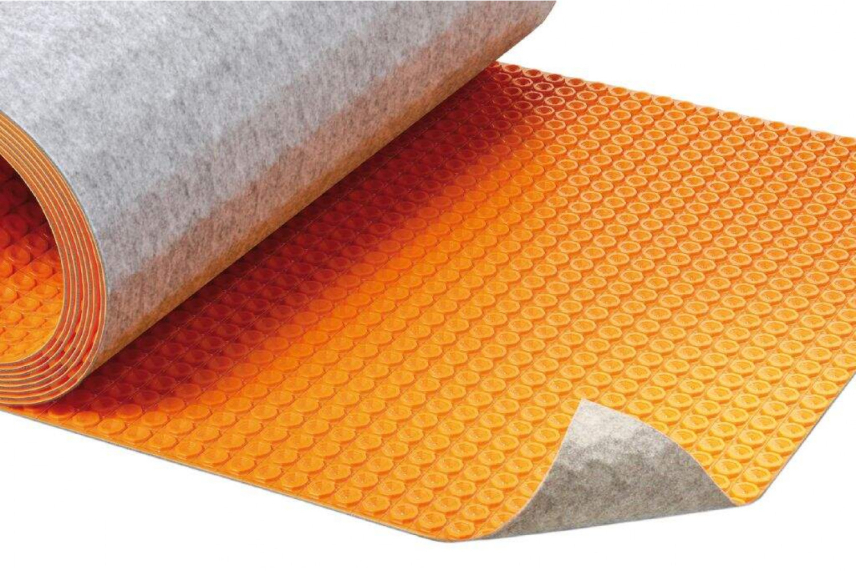 Schlüter DITRA-HEAT-DUO Polypropylen Entkopplungsmatte mit 2mm Thermo-Barrierevlies10,2x1,0 m = 10 m²