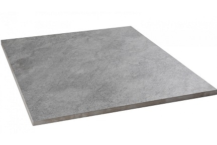 Terrassenplatten Sonderposten Sierra Outdoor grey 60x60x2 cm Schieferoptik matt R11