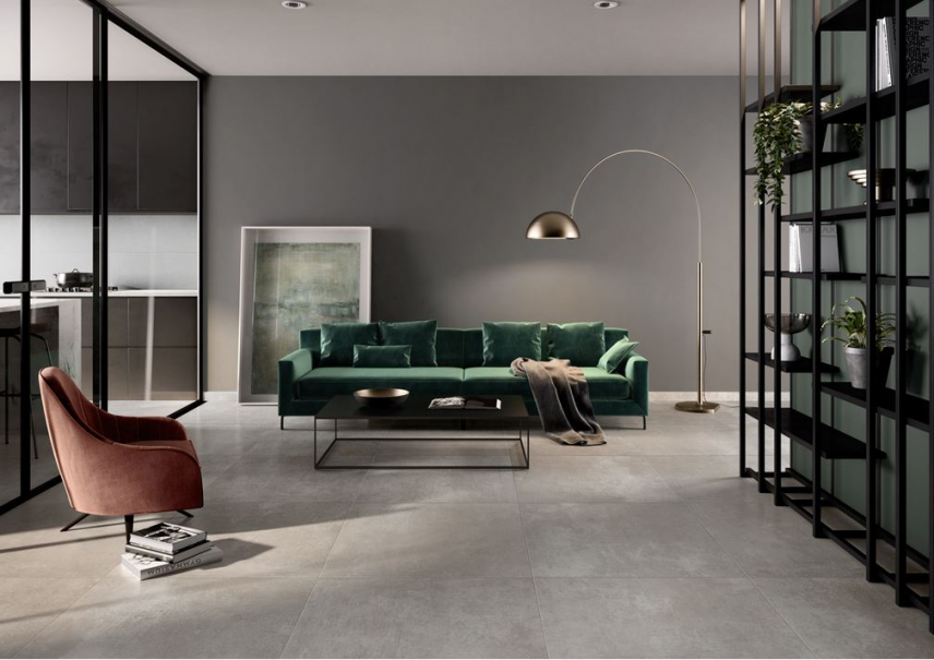 Bodenfliesen Villeroy & Boch Atlanta 2730 AL60 Betonoptik concrete grey matt 80x80 cm