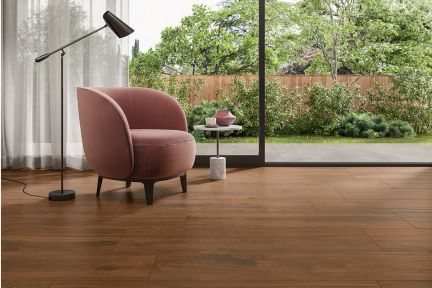 Bodenfliesen Villeroy & Boch Oak Side 2792 HE80 chocolate 20x120 cm Holzoptik matt R10