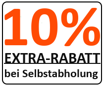 10% EXTRA-RABATT bei Selbstabholung