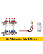 Schlüter Bekotec Anschlusspaket für 7 Heizkreise Rohr Ø 12 mm