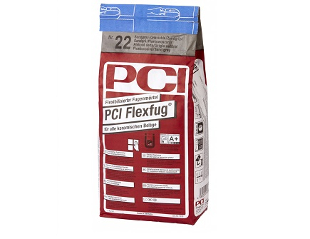 PCI Flexfug Flexibilisierter Fugenmörtel, sandgrau 5 Kg 