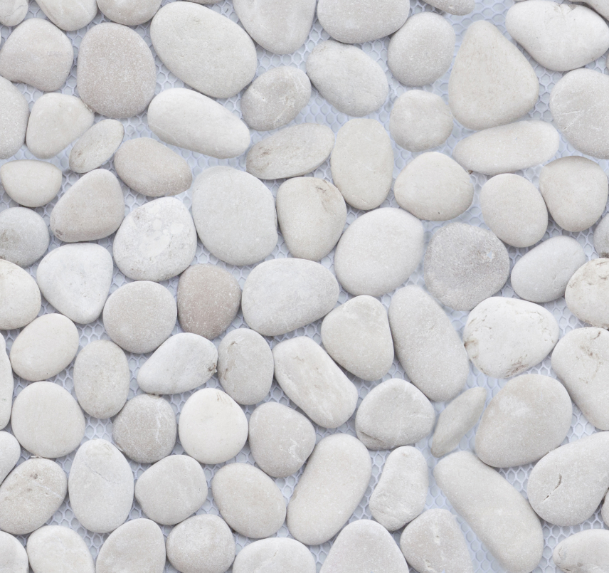 Bärwolf Pebble Natursteinmosaik middle grey matt 30x30 cm