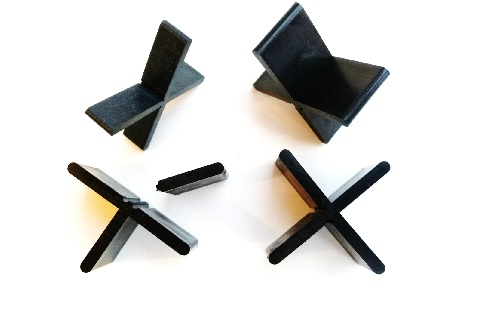 Fugenkreuze für Terrassenplatten, 3 x 10 mm - 100 Stück 
